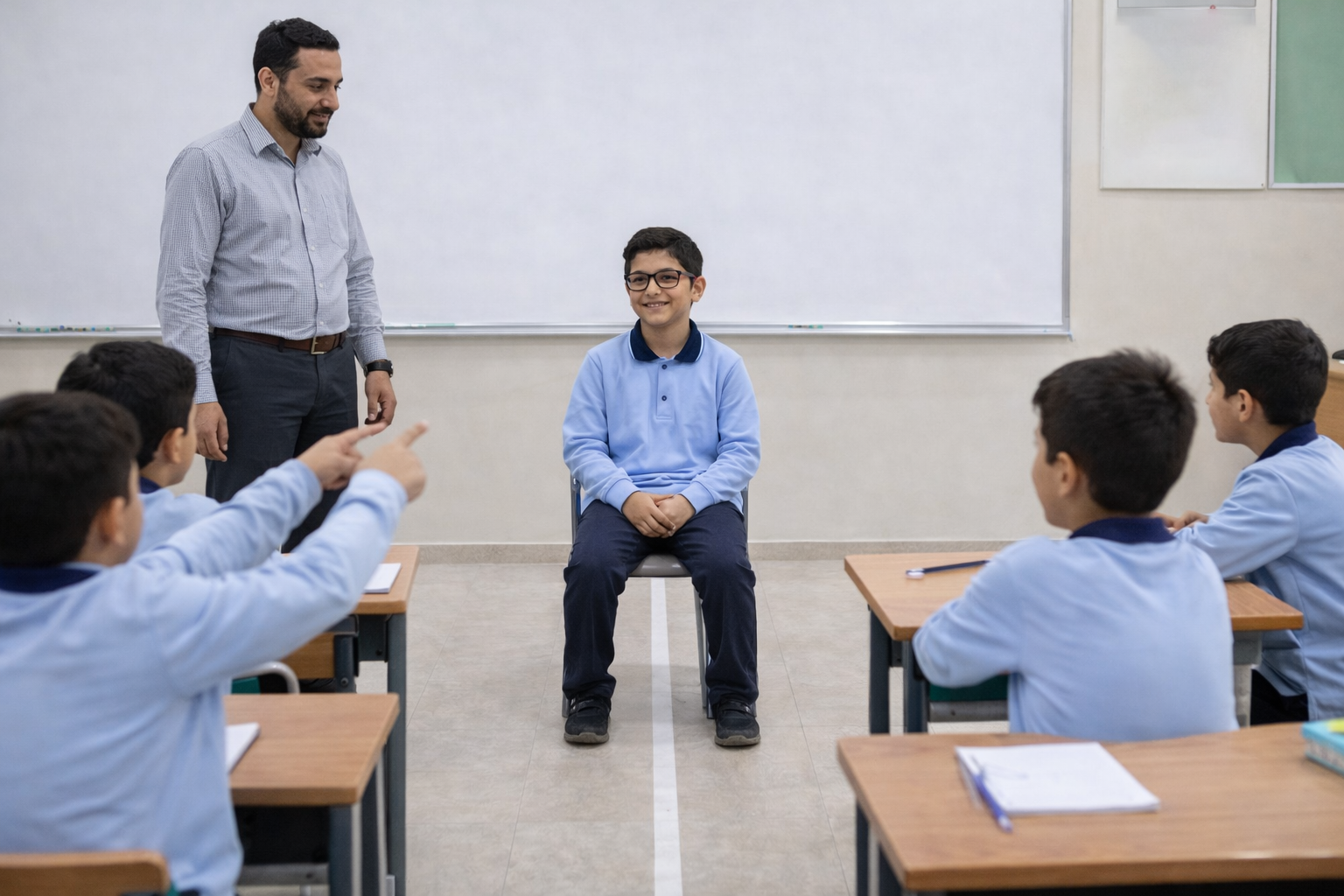 الصف الدراسي تفاعل وتعاون